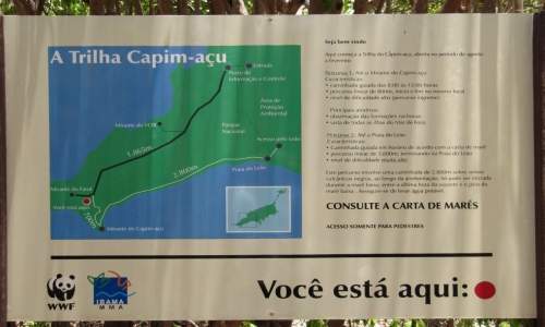 Trilha Ponta Cupim-Açu - ilha de fernando de noronha