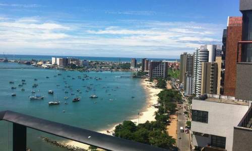 Gran Marquise Hotel à beira mar da praia de Meireles - Fortaleza vista